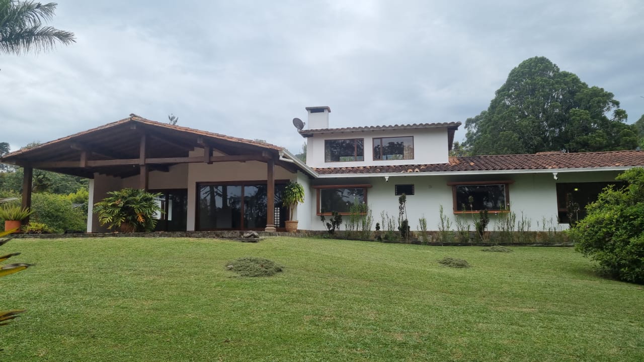 Five BR Gated Community Home, on Three Lush Green Acres Near El Retiro & 40 Minutes From Medellin