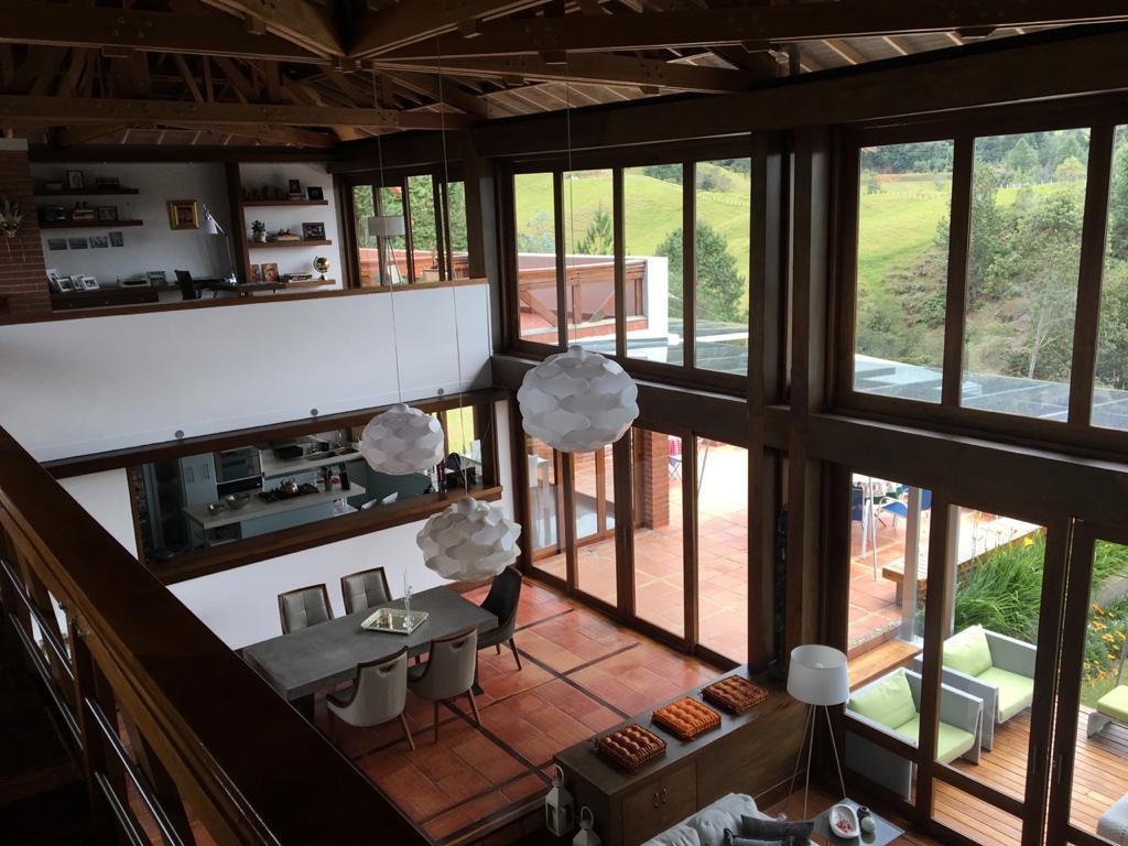 Spacious, Modern, Two-Level Gated Community Envigado Home, Near City, But Country Living