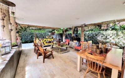 Bargain Classic Under $95 per Sq. Ft, Three Level, 4 BR El Poblado Gated Home with Huge Patio, High Ceilings, and A/C
