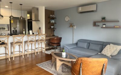 title Low Fee, Like New One BR El Poblado Condo Perfect For Monthly Rentals with Green Views and A/C