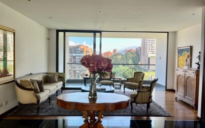 title 3BR El Poblado Apartment Located in Campestre with Two Balconies, Stunning Views, and Two Units Per Floor
