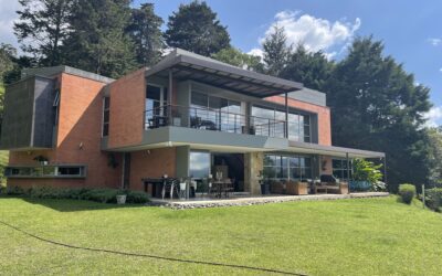 Two-Level Gated Community Home In Los Balsos (El Poblado) With Impressive Valley Views, Patio, and Second Floor Balcony Space