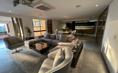 Exclusive, Completely Remodeled 4BR El Poblado Apartment With Modern Finishing’s, A/C, and Direct Elevator Access With One Unit Per Floor