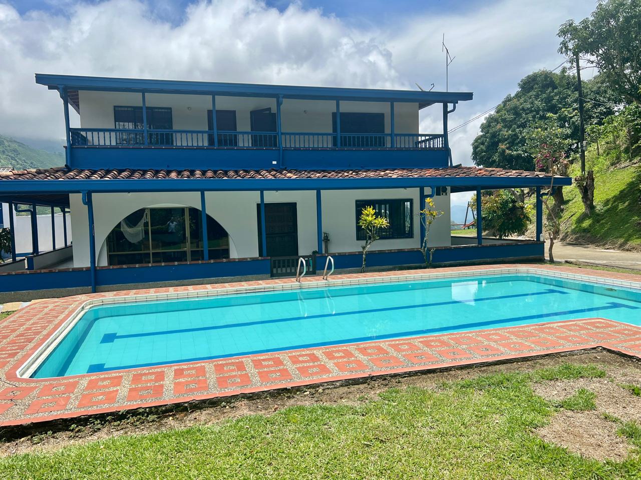 Massive 42 Acre Property Located 1.5 Hours From Medellin In Fredonia – Cultivate Coffee and Lounge By The Pool!