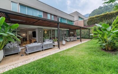 title Country Living In The City – Two-Level Envigado Gated Community Home With Massive Backyard Patio and A/C