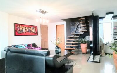 title Two-Level, 2BR Envigado Penthouse In Desirable, Walkable La Frontera Area With Low Carrying Costs