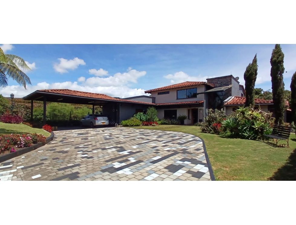 Exclusive Country Home in El Escobero (Envigado) with Low Cost Per M2 On .78 Acres