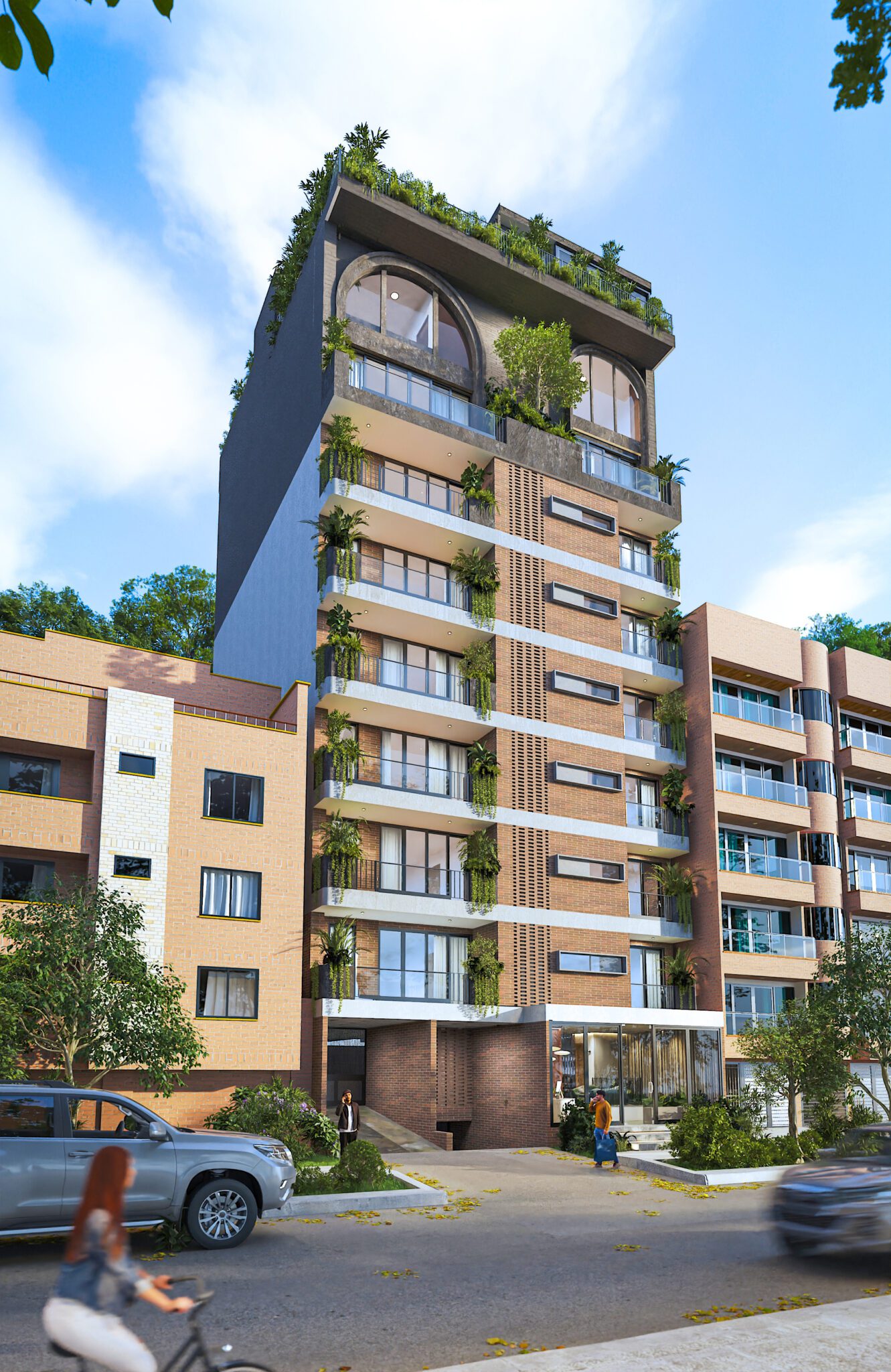 Two Units Available – New Construction Building In Conquistadores with Modern Design and Finishes, Walkable To Parques del Rio