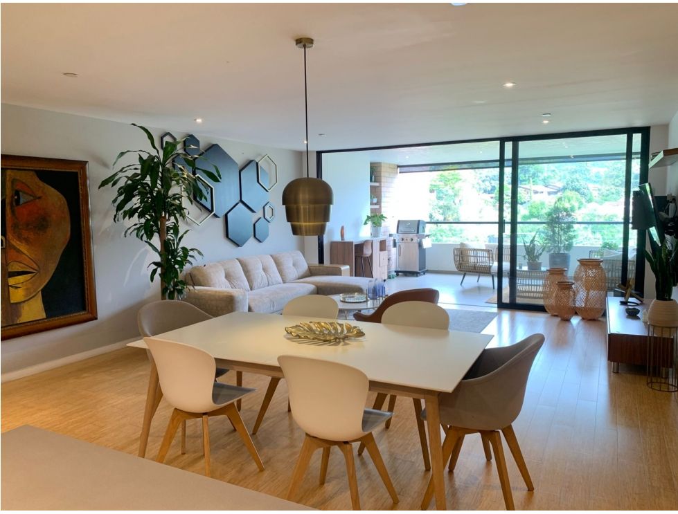 Fairly New 3BR Envigado Apartment with Incredible Views, Low HOA Fees, and Complete Amenities