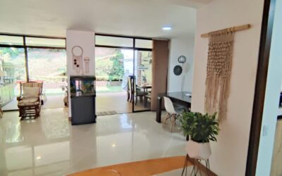 title Two-Level El Poblado Townhome Steps From El Tesoro With Charming Backyard Space