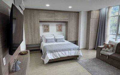 Newly Constructed 1BR Short-Term Rental Apartment In Strategic Laureles Location
