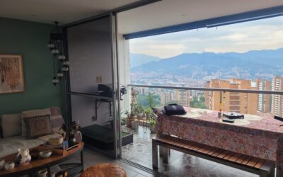 High Floor 2BR Envigado Apartment – Stunning Views, Community Pool, and Close Proximity To El Poblado