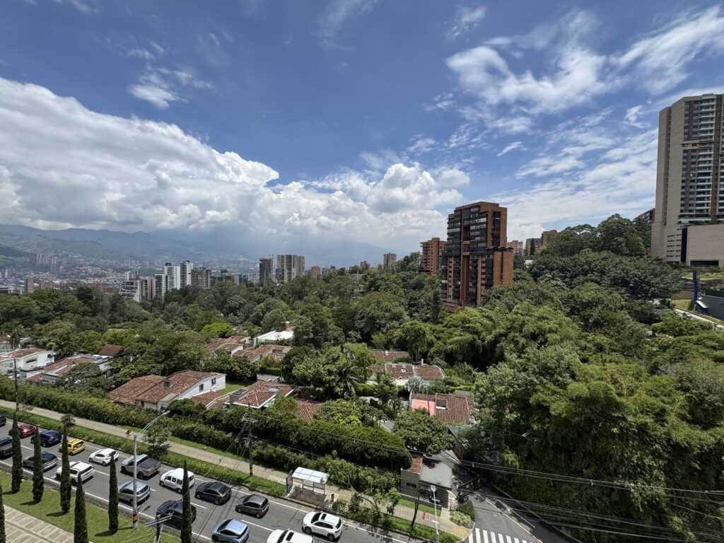 Well-Located 3BR El Poblado Apartment With Views and Hardwood Flooring
