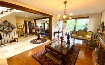 Huge El Poblado Gated Community Home With Abundant Outdoor Spaces, Private Jacuzzi and Perfect for Entertaining