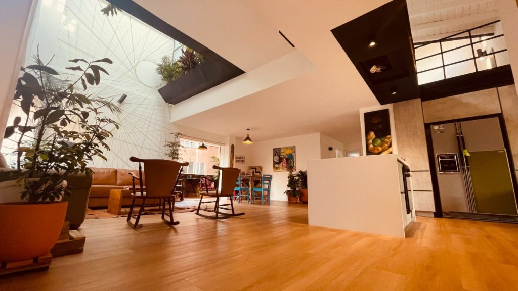 Unique, Well-Designed, Third-Floor El Poblado Two-Level Penthouse, With High Ceilings and Modern Finishing’s