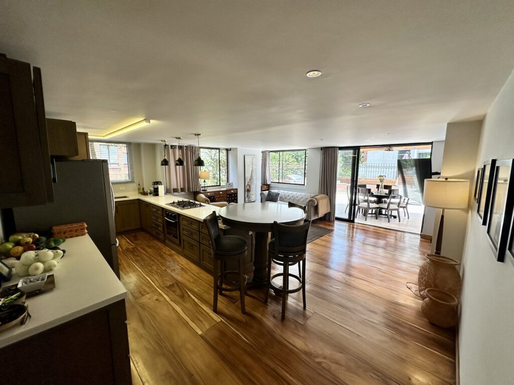 Price Reduced! Completely Remodeled, First Floor El Poblado Apartment With American Style Finishing’s, Massive Private Terrace, and Easy Access to El Poblado Entertainment