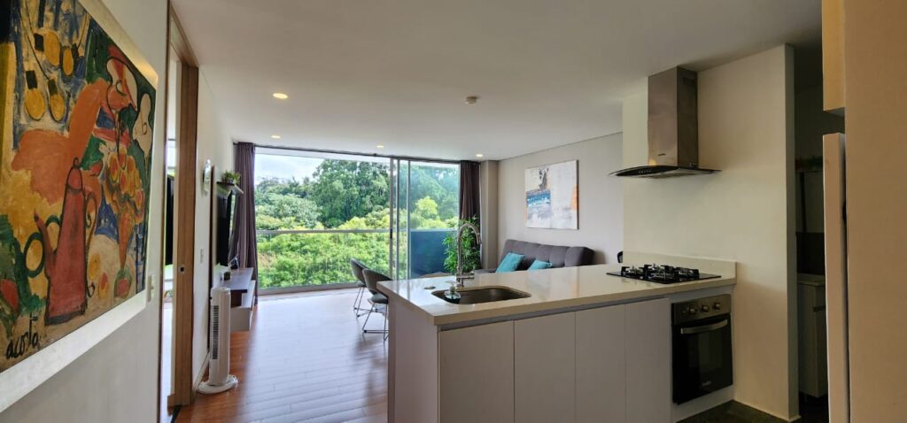 Fairly New, 1BR El Poblado Apartment In Great Location Walkable To Avenida El Poblado