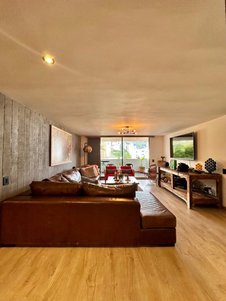 Remodeled 3BR El Poblado Apartment With Open Concept Kitchen, Large Balcony, and Two Units Per Floor