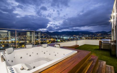 Price Reduced! Exquisite Two-Level, 5BR Astorga (El Poblado) Penthouse With Private Rooftop Terrace and Jacuzzi